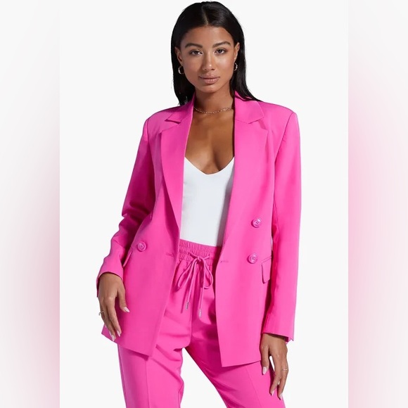 NWT PINK BLAZER - Picture 1 of 3